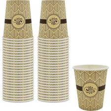 Disposable Coffee Cups, Single-Use Paper Cups, To-Go Hot Beverage Cups for
