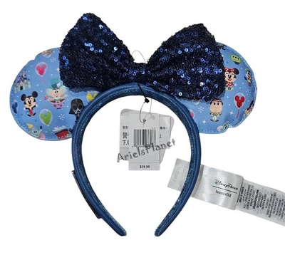 Disney Parks Loungefly Park Icons Minnie Castle Dopey Pooh Chibi Ear Headband