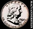 1960 Franklin Half Dollar - Choice Gem Proof  Lustrous  No Reserve  #J8775