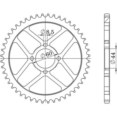 STAHLKRONE P420 - Z52 (DIS.12100) YAMAHA 50 DT M 78/80