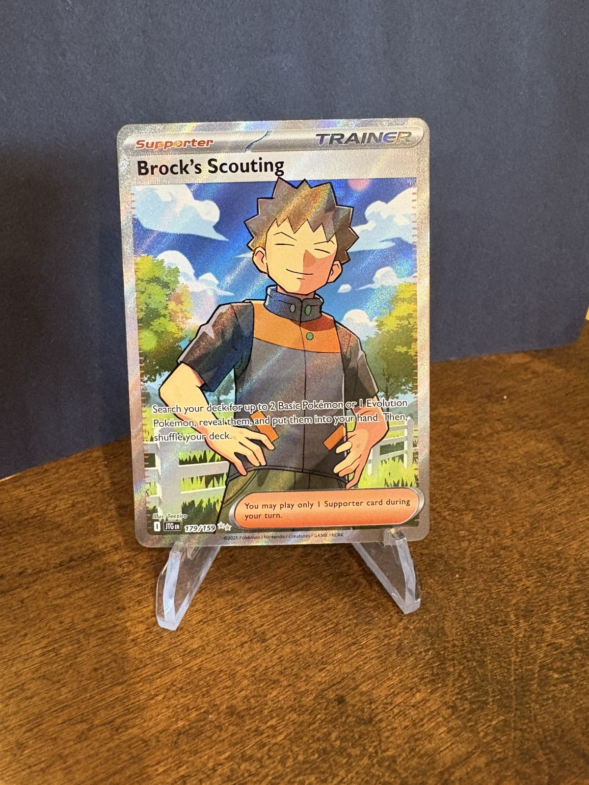 Brock's Scouting - Ultra Rare SV09: Journey Together 179/159 NM