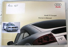 AUDI TT Coupe Car Owners Handbook 2003 #241.561.8N0.20