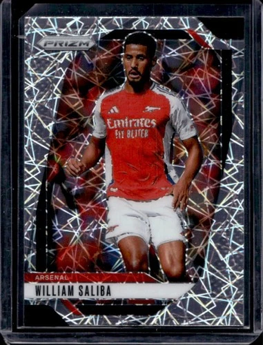 2024-25 Panini Prizm Premier League William Saliba Lazer #20 Arsenal