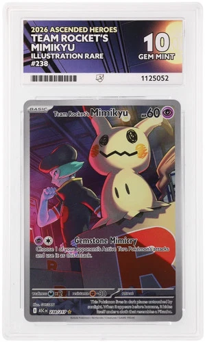 ACE 10 Team Rocket’s Mimikyu 238/217 Ascended Heroes Pokemon Illustration Rare