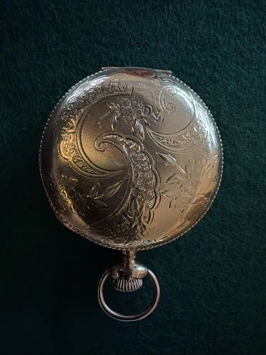 Elgin 18 Size SER#6568024 14 Karat Keystone Case Antique Pocket Watch 17 Jewels