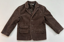 JANIE AND JACK Corduroy Jacket Preppy Old Money Blazer Formal - Size 5T Brown