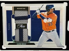 2024 Panini Three and Two #PDJ-LB Luis Baez Prospects Dual Jerseys #/25