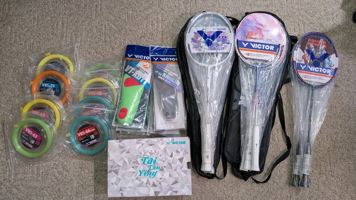 VICTOR  4u5G
(小枠)スイートゾントレーニング用ラケット Victor Thruster TTY A 4UG5 Badminton Racket | eBay