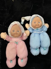 13" Fisher Price Puffalump Pink And Blue Baby Doll LQQK