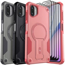 For Samsung Galaxy A07 A17 Stand Lanyard Case Shockproof Cover/Screen Protector