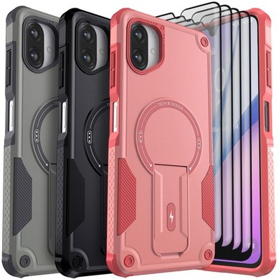 For Samsung Galaxy A07 A17 Stand Lanyard Case Shockproof Cover/Screen Protector