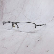 Oakley Halfshock Brushed Chrome Mens Eyeglasses OX3131-0455 55-18-142