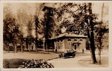1949, Spring and Bottling House, POLAND, Maine Real Photo Postcard