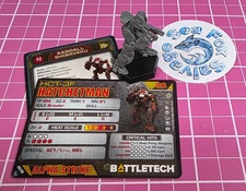 BattleTech Hatchetman Mech  -- Inner Sphere Heavy Lance + Cards