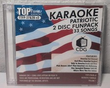 Top Tunes Karaoke Patriotic 2-Disc Funpack 33 Songs CDG B323