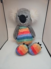 FAO Schwarz Dreamies Rainbow Koala Bear Plush 19" Stuffed Toy