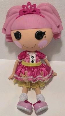 Lalaloopsy Jewel Sparkles Doll 12  MGAE 2009 Pink Hair Dress Shoes Tiara