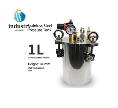 #ad 304 Stainless Steel Dispenser Pressure Tank Pressure Barrel Dispensing Valve $235.64