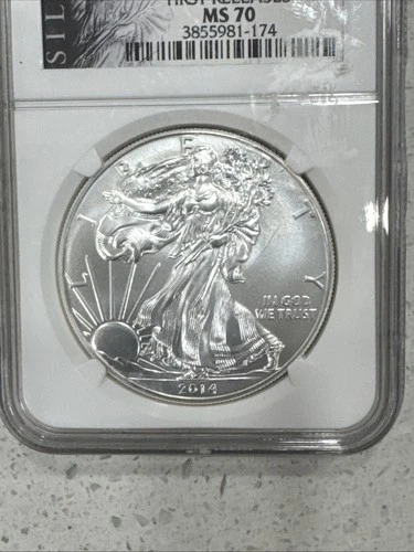 2014 W Struck at West Point Silver Eagle NGC MS 70 First Releases