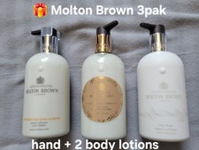 Molton Brown Suma Ginseng + milk musk  Body + hand Lotion 10 oz women's NEW 3pak