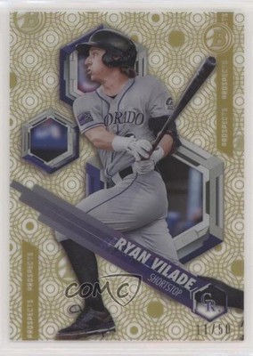 2018 Bowman High Tek Prospects 11/50 Ryan Vilade #PHT-RV 0q3