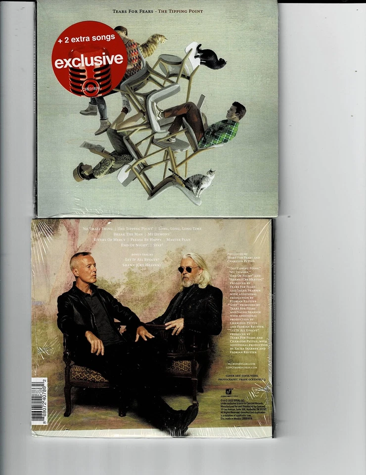 AA.VV. TEARS FOR FEARS The Tipping Point with 2 BONUS TRACKS TARGET (CD) - Image 1 of 1