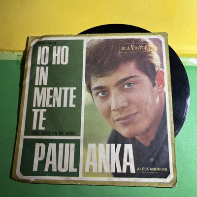 ICH HABE IM KOPF DICH PAUL ANKA BIST STÄRKER ALS ICH - VINYL SCHALLPLATTE 45 UMDREHUNGEN