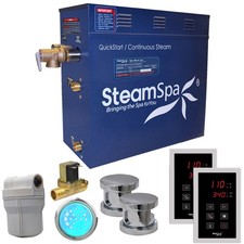 SteamSpa RYT1050-A Royal 10.5 KW QuickStart Steam Bath Generator - Chrome