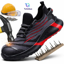 SCARPE ANTINFORTUNISTICHE DA LAVORO TRASPIRANTI PUNTALE ANTIPERFORAZIONE 36-48