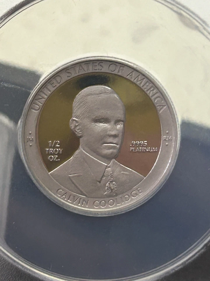 SASA 2018 Medal Mount Rushmore Memorial 1/2 OZ prueba de platino Foto 4 de 4