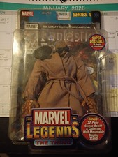 Marvel Legends Series 2 The Thing Trenchcoat Variation By Toy Biz 2002 W Comic