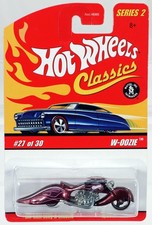 Hot Wheels W-Oozie Classics Series 2 - J2783 Never Removed from Pack 2005 Purple