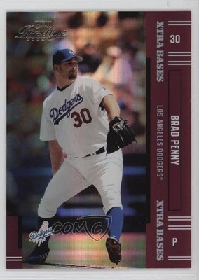 2005 Playoff Prestige Xtra Bases Red 14/150 Brad Penny #8 n1u