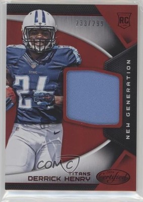 2016 Certified New Generation Jerseys Mirror Red Derrick Henry Rookie RC 1j2