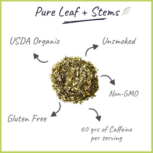 Full SET Yerba Mate Carob Cup Gourd + Handmade Straw + 1lb Organic Yerba Mate