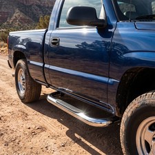 Heavy Duty Side Step Running Boards For 1999-2018 Chevy Silverado Regular Cab