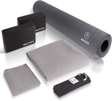 High Pulse® Yoga set (6 pieces) - 1 yoga mat, 2 yoga blocks, yoga strap, towel