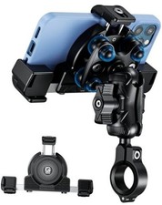 Motorcycle Phone Mount with Vibration Dampener  Not Block Camera, Safely