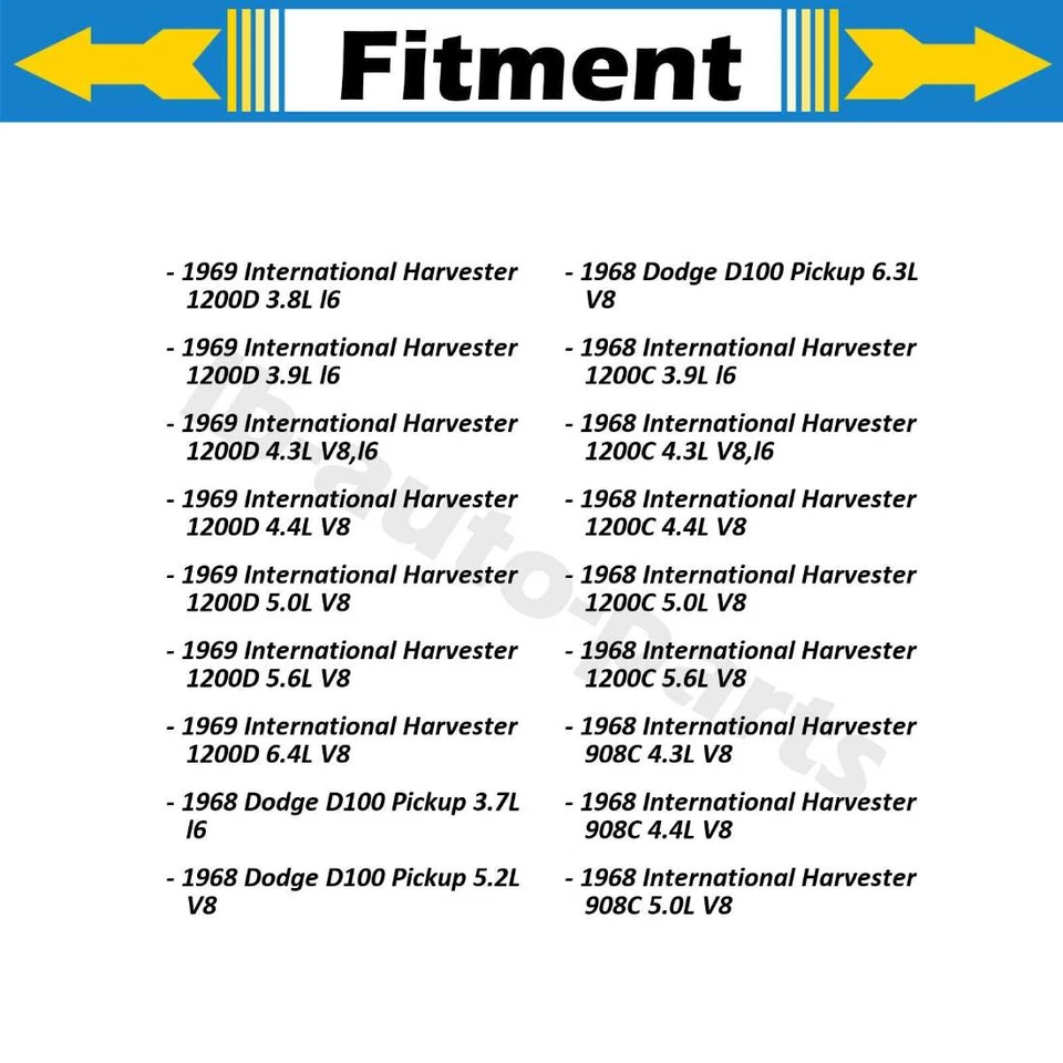 Для International Harvester 908B 5,0 л 1967 передний тормозной шланг Dorman 2 шт. - Изображение 2 из 4