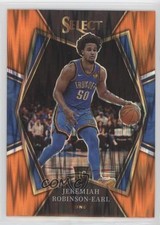 2021 Panini Select Premier Level Orange Flash Prizm Jeremiah Robinson-Earl 7ba