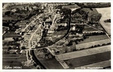 Ak Calbe an der Saale, Luftaufnahme von Calbe, Häuser, Felder,... - 11328656
