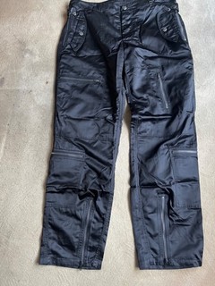 Echt Lederhose YPS Herren Hose xl Schwarz cargo Neu