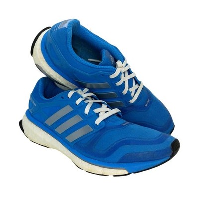 Adidas Energy Boost Tech Fit Women's Pre-owned Blue Running Sneakers - sz. 8