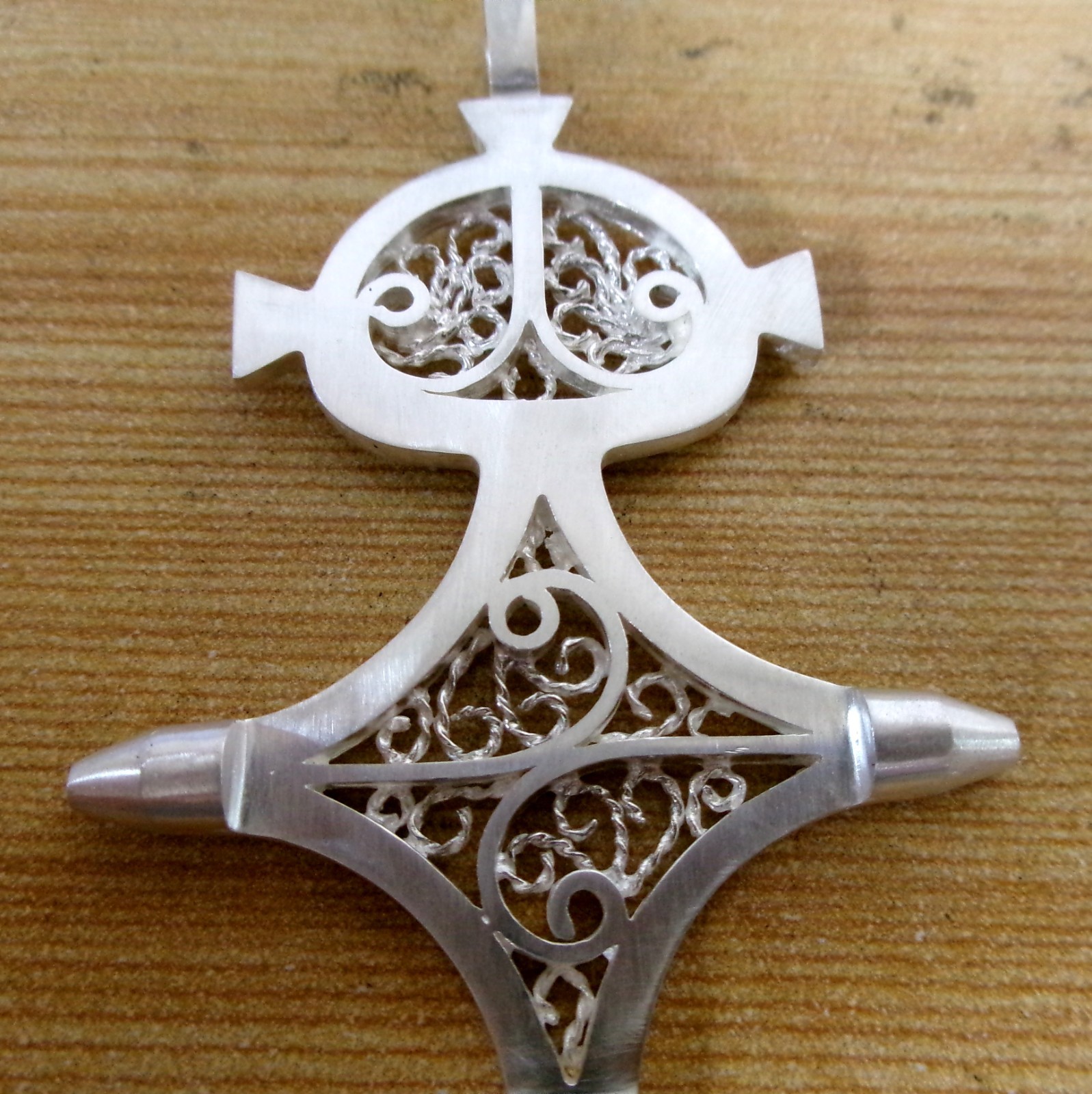 STUNNING! Vintage Solid Sterling Silver African T… - image 4