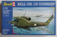 Bell UH-1H Gunship Helicopter 1/72 Revell kit #04407 1994 pre-owned still-sealed