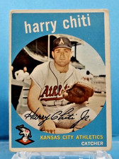 1959 Topps #79 - Harry Chiti - Kansas City Athletics - Very Good