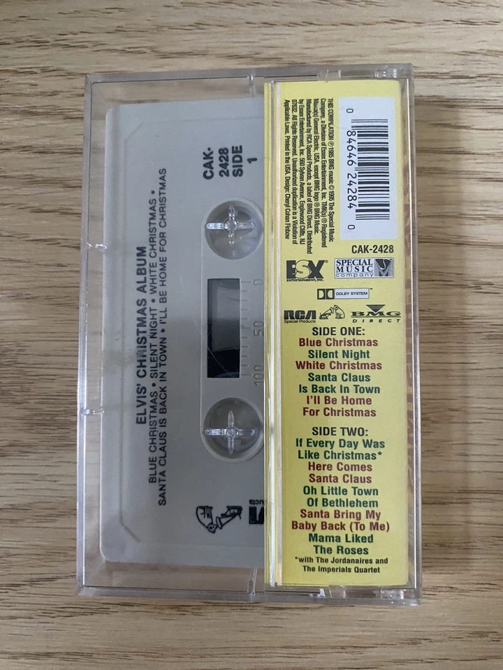 1985- ELVIS PRESLEY , " ELVIS CHRISTMAS ", RCA LABEL , POP, CHRISTMAS , COUNTRY - Image 2 of 4