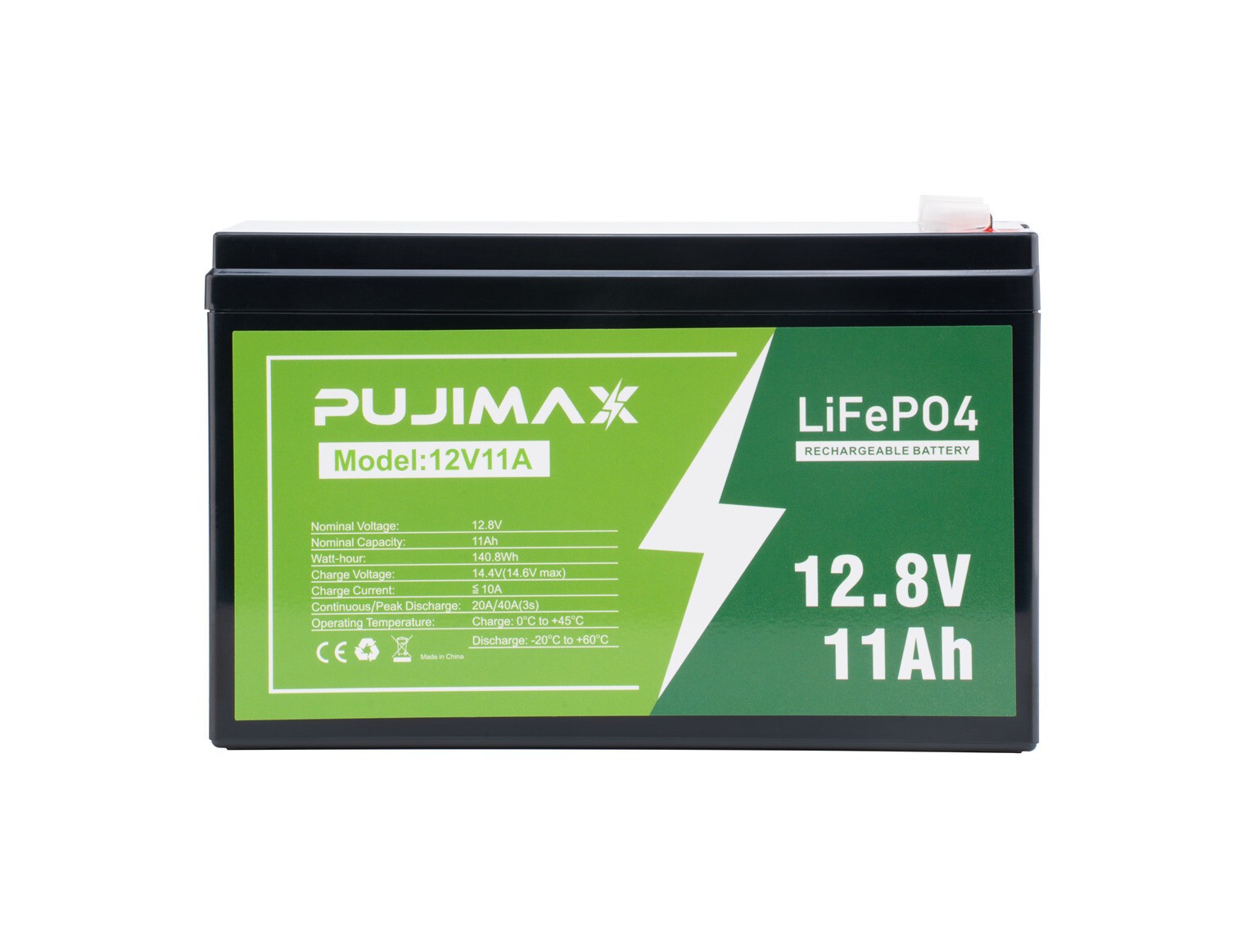 NEW LiFePO4 Deep 3000+Cycle Lithium Iron Phosphate Battery Built-in BMS 12V 11Ah
