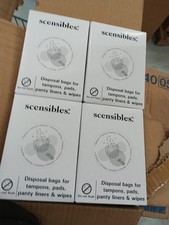 4 PACK Sensibles. 200 Bags Total Scented Personal Hygiene Bags SBX50,  776