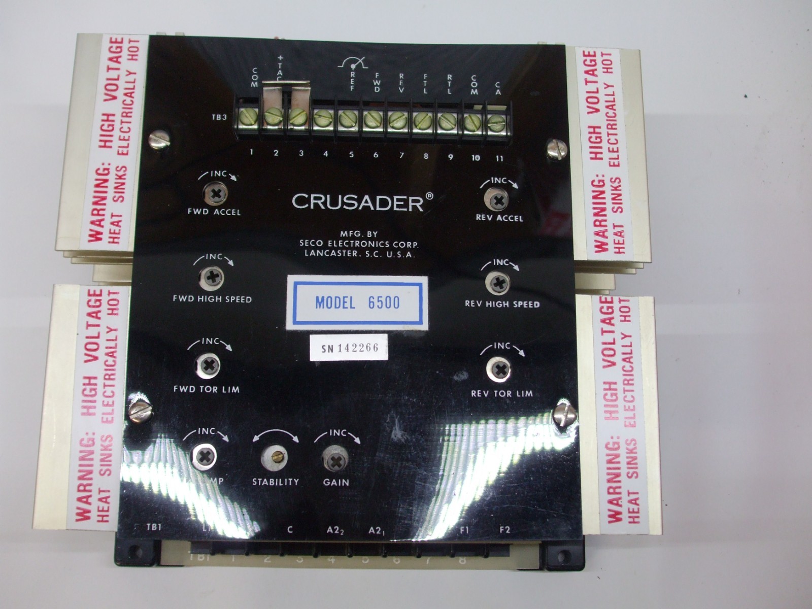 AS-IS NOS SECO CRUSADER 6500 MOTOR SPEED CONTROL DRIVE UNIT Returned as NON WORK
